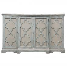  24520 - Uttermost Sophie 4 Door Grey Cabinet